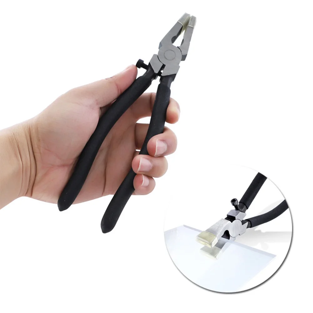 155/200mm Flat Nose Pliers With Adjustable Screw High Carbon Steel Clamp Clip For Glass Trimming Hand Tool Dropshipping | Инструменты