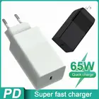 Сетевое зарядное устройство PD с портом USB Type-C, 65 Вт, 100-240 В