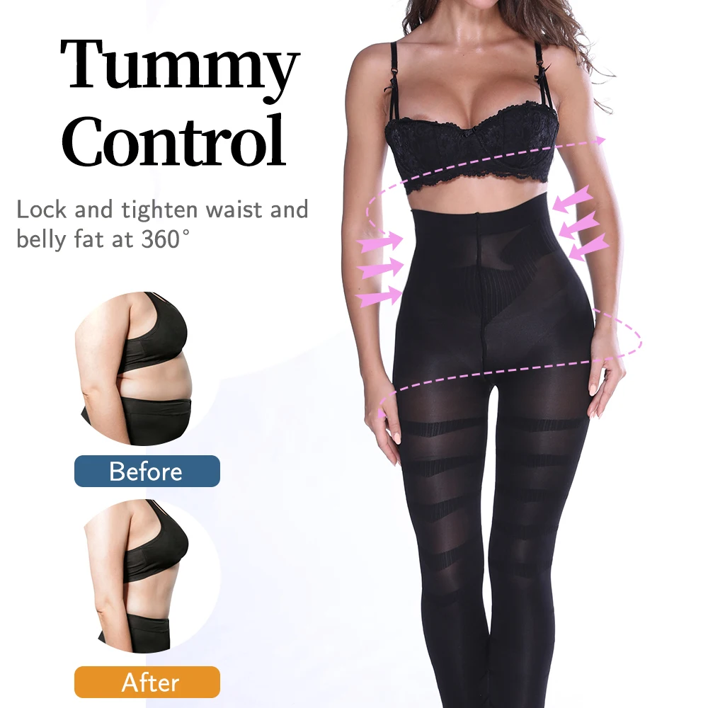 Высокая талия бедра стройнее Корректирующее белье Компрессионные Леггинсы подтяжка ягодиц формирователь