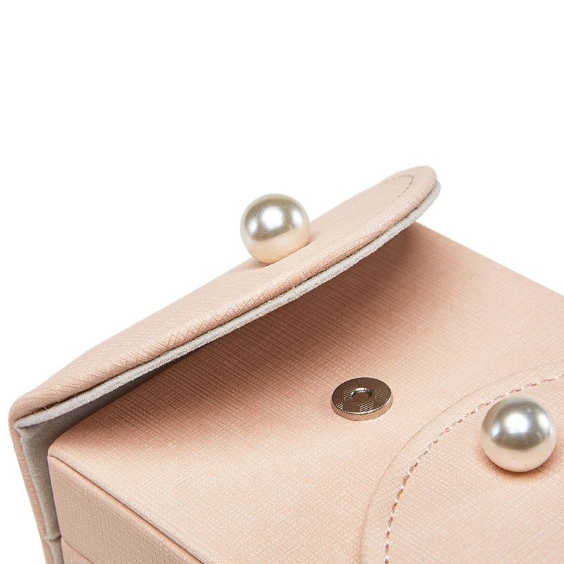 

Fashion Jewelry Storage Box Travel Nail Ring Earrings Organizer Bracelet Watch Collection Magnet Dark Buckle Case Accessories