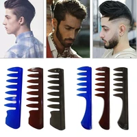 1 pc hair styling comb wide teeth durable hairbrush mens comb hairdressing brush barbershop styling tool salon use supplies