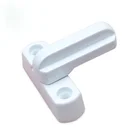 1 шт. пластиковый белый замок на окно, дверной замок, фиксатор поворота, защелка, домашний корпус, безопасное открытие и закрытие, ручка, замок