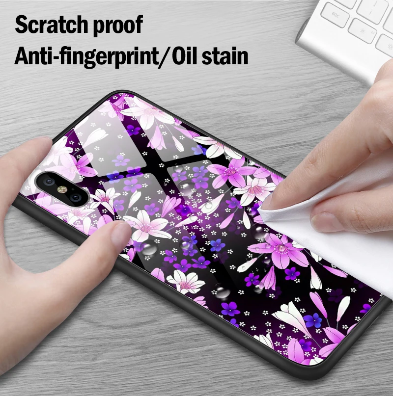 Чехол для телефона для iPhone 5S, se, 6, 6 S, 7, 8 Plus XR XS макс. закаленное стекло чехол для Meizu M5 M6 M8 M9 Примечание 16th плюс противоударный корпус