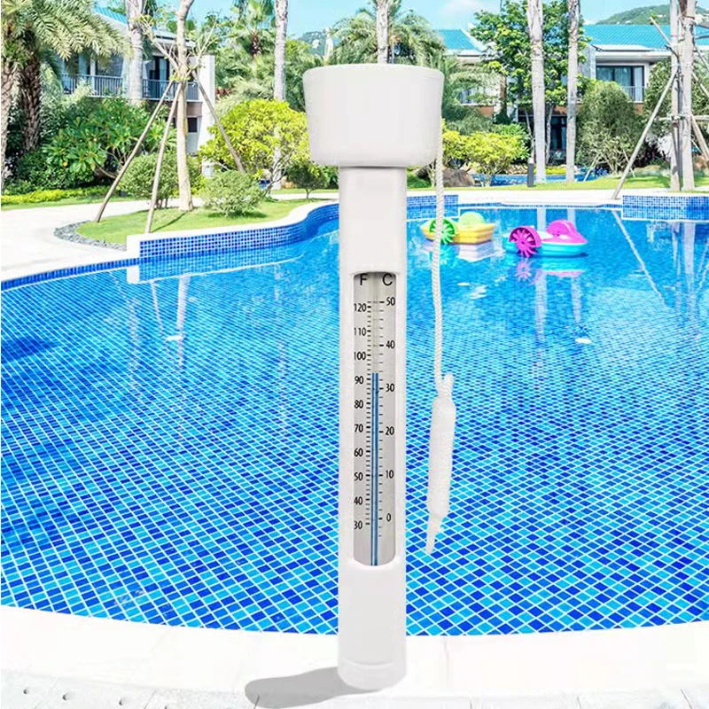 

Swimming Pool Floating Thermometer Multi-functional Durable Pond Temperature Measuring Meter with Easy-to-Read Display