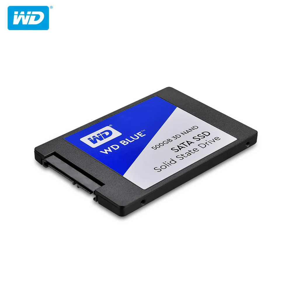 100% Оригинальный Western Digital синий SSD 250 ГБ 500 SATA 3 2 5 дюйма Внутренний твердотельный