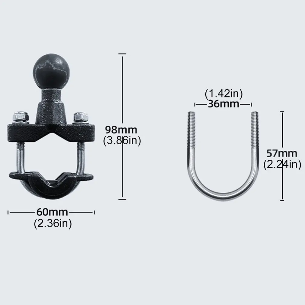 

Motorcycle Monopod Handlebar Bracket Invisible Selfie Stick Monopod Holder Engineering Plastics Aluminum Alloy