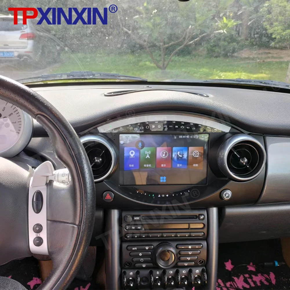 For Mini Cooper R50 R53 2004-2006 Android 11 8+256 Touch Screen Carplay Car GPS Navigation Auto Radio Headunit Multimedia Player