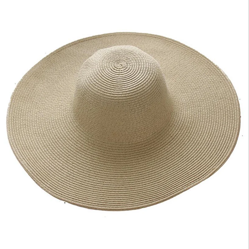 

2018 Hot Fashion Summer Women's Ladies' Foldable Wide Large Brim Floppy Beach Hats Sun Straw Hat Cap