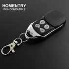 Для HOMENTRY HE60 HE60R HE60ANZ HE4331 двери гаража дистанционного Управление 433 МГц Роллинг-код 4CH брелок открывашка Батарея включают в себя