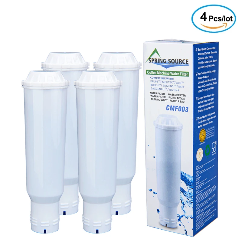 

Сменный фильтр для воды кофемашины F088 для Krups Claris F088, XP5220, XP5240, EA82 и EA9000 (комплект из 4 шт.)