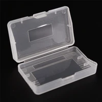 hard clear game cartridge case plastic cases dustproof cover card case box for ns gba sp gbp 65x40x8mm
