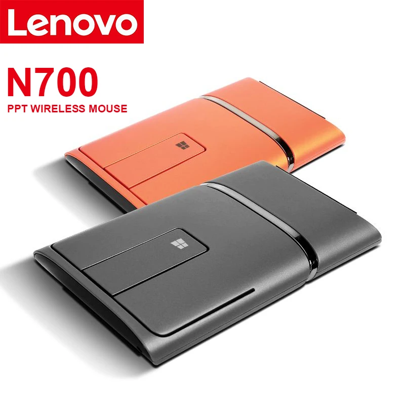 

Lenovo N700 2.4GHz Wireless Mouse with 1200DPI Ergonomics Design Support PPT Business Meeting for Windows 10 8 7