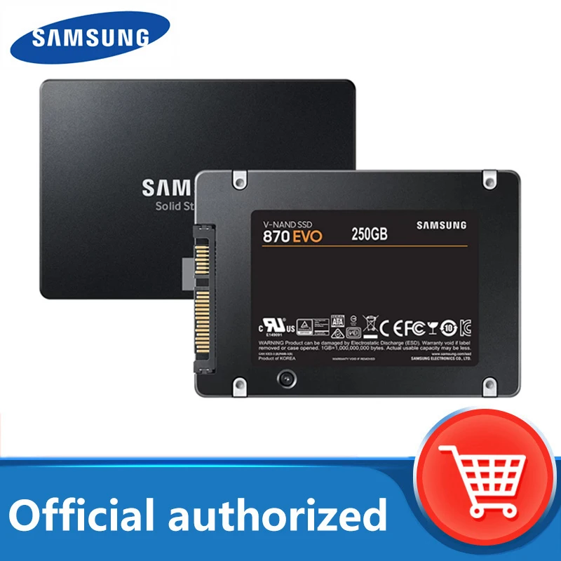 SAMSUNG SSD 870 EVO 250 ГБ 500 Внутренний твердотельный жесткий диск HDD SATA III 2 5 дюймов 1 ТБ MLC
