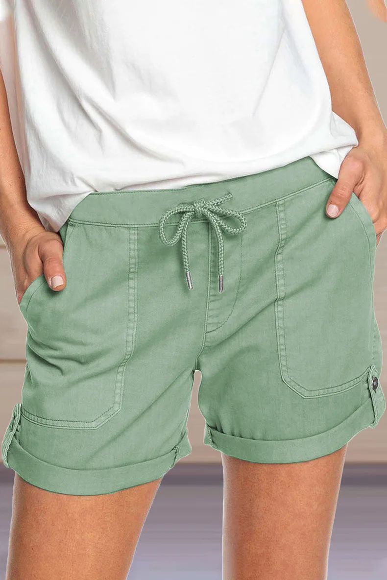 

Summer Women'S Shorts High Waist Shorts For Women Loose Wide Shorts Women