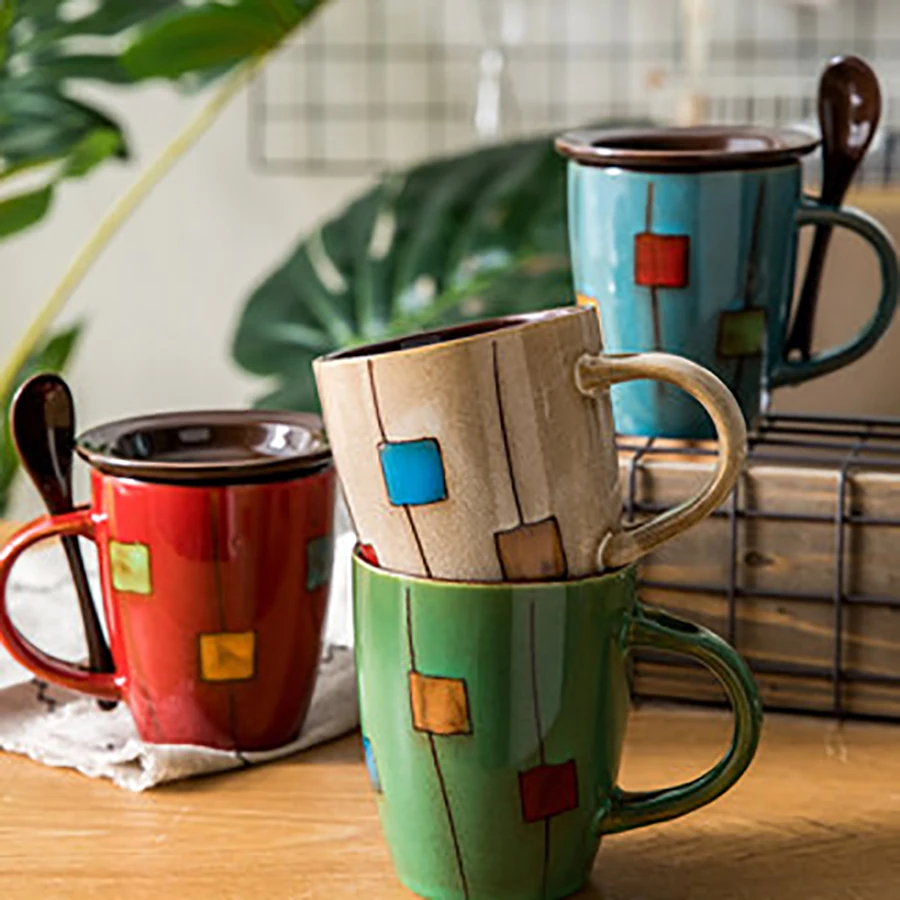 Креативная керамическая чашка кофейная чашки для капучино эспрессо