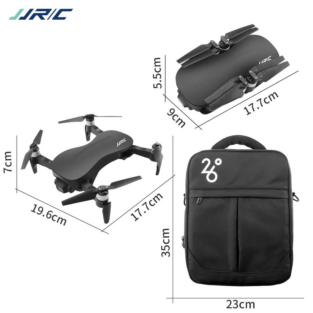JJRC X12 X12P обновленный Радиоуправляемый Дрон с 4K HD камерой Wi Fi GPS анти Вибрационный