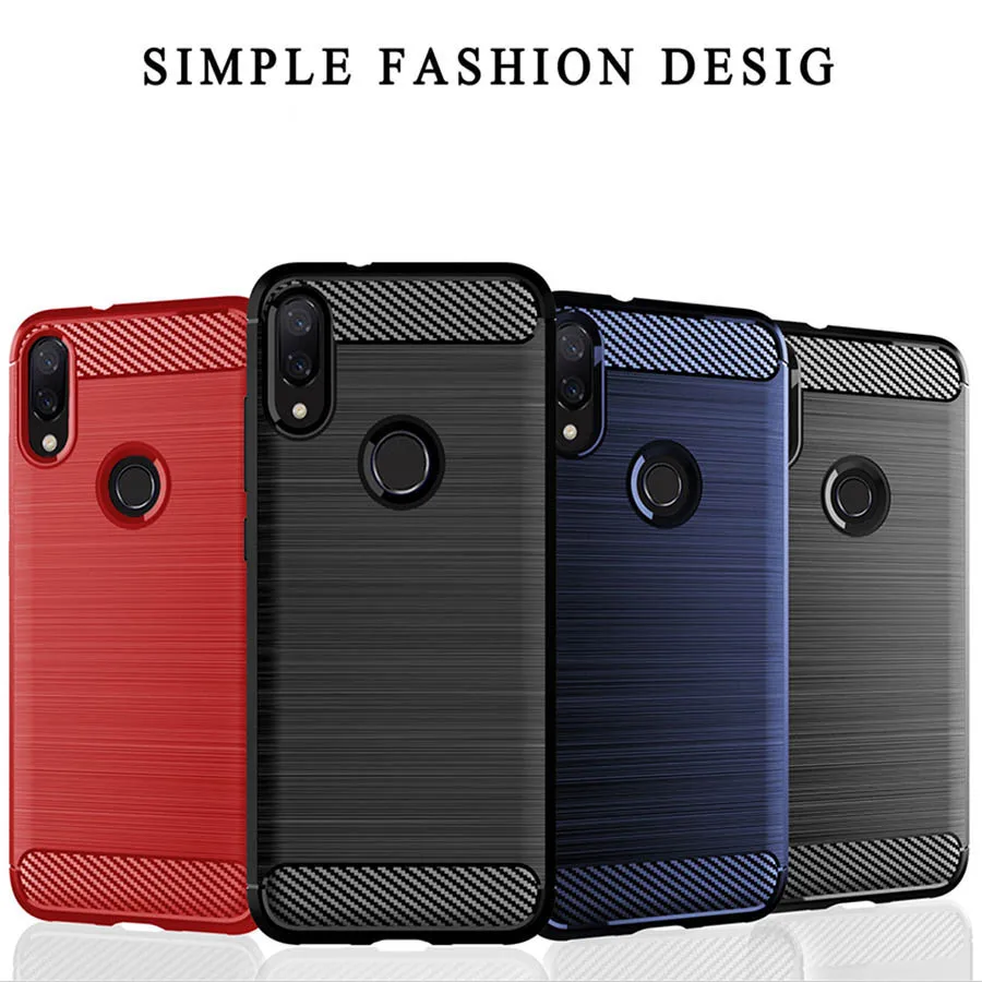 Роскошный углеродный волоконный чехол для телефона из мягкого силикона ТПУ с