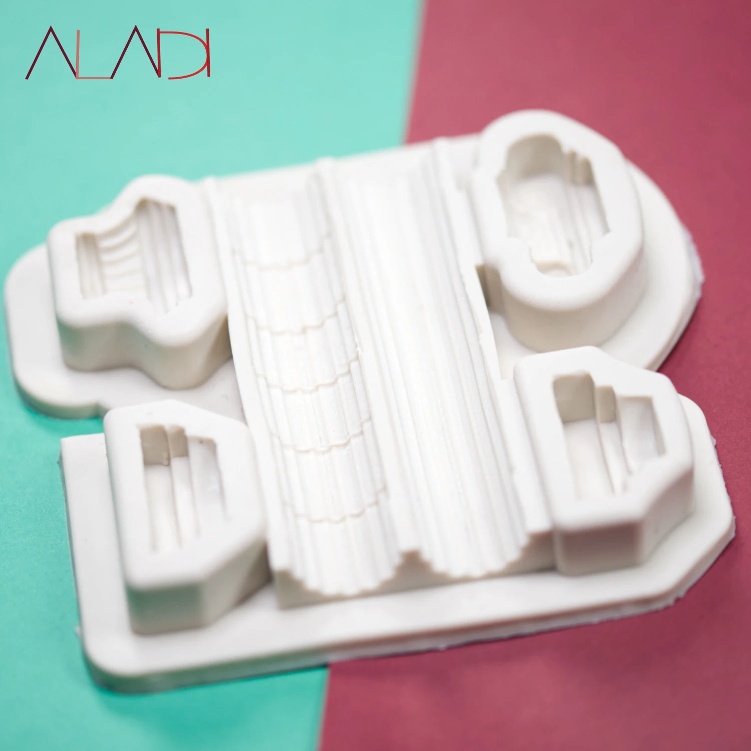 

Antique Columns Silicone Mold For Decorating Cake, Cupcakes, Sugar, Cookies, Cans, Cards And Clay Baking Tools AD133