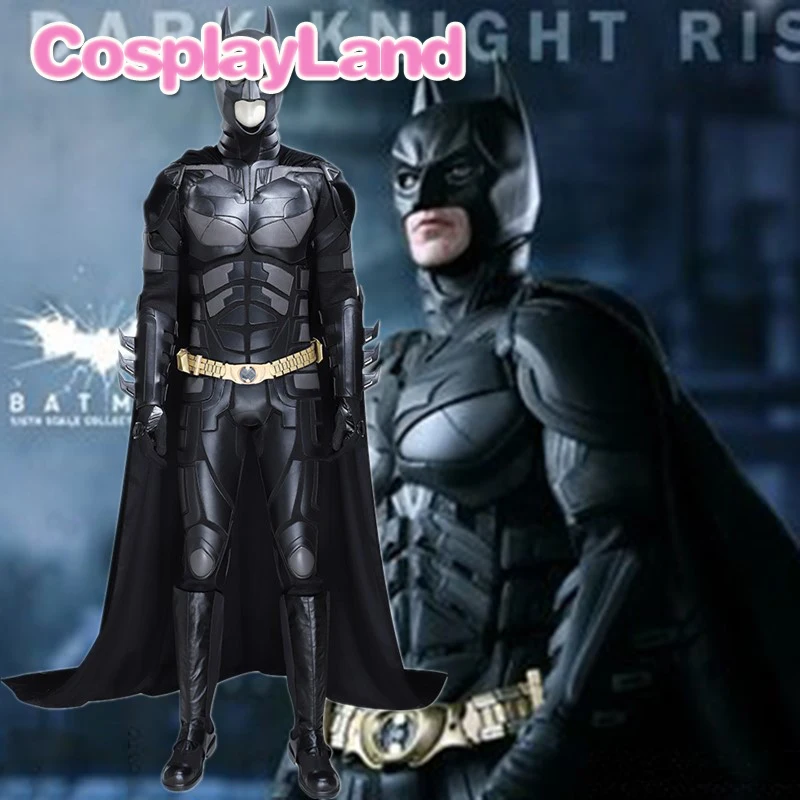 Костюм для косплея Бэтмена Темный рыцарь поднимается костюм Бэтмен Брюс Уэйн