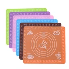 Силиконовый антипригарный коврик для замешивания теста, нескользящий коврик для кондитерских изделий с чешуей, силиконовая разделочная доска, кухонный инструмент, 40x30 см