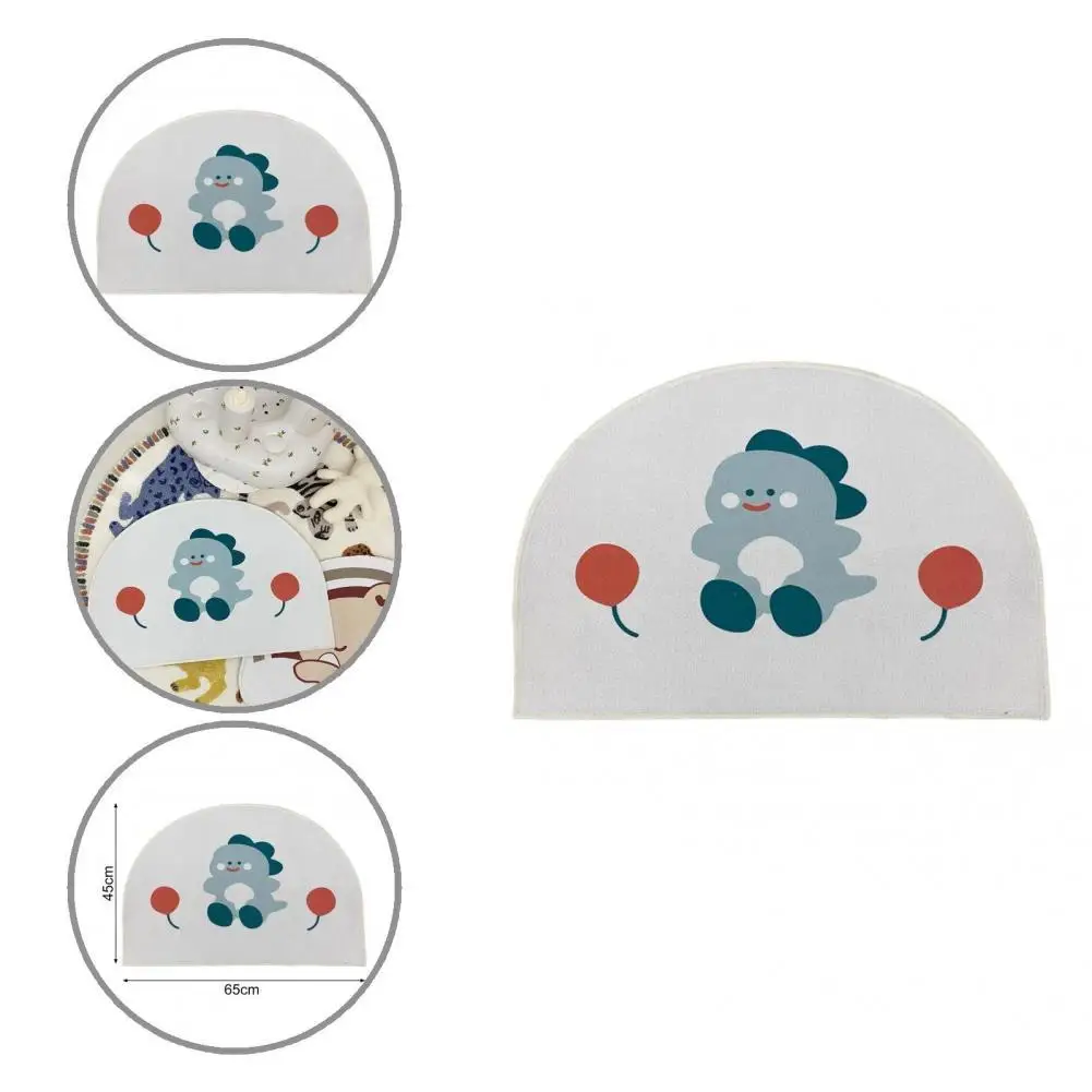 

Doormat Soft Floor Mats Flannel Cute Pattern Modern Flannel Soft Non Slip Doormat