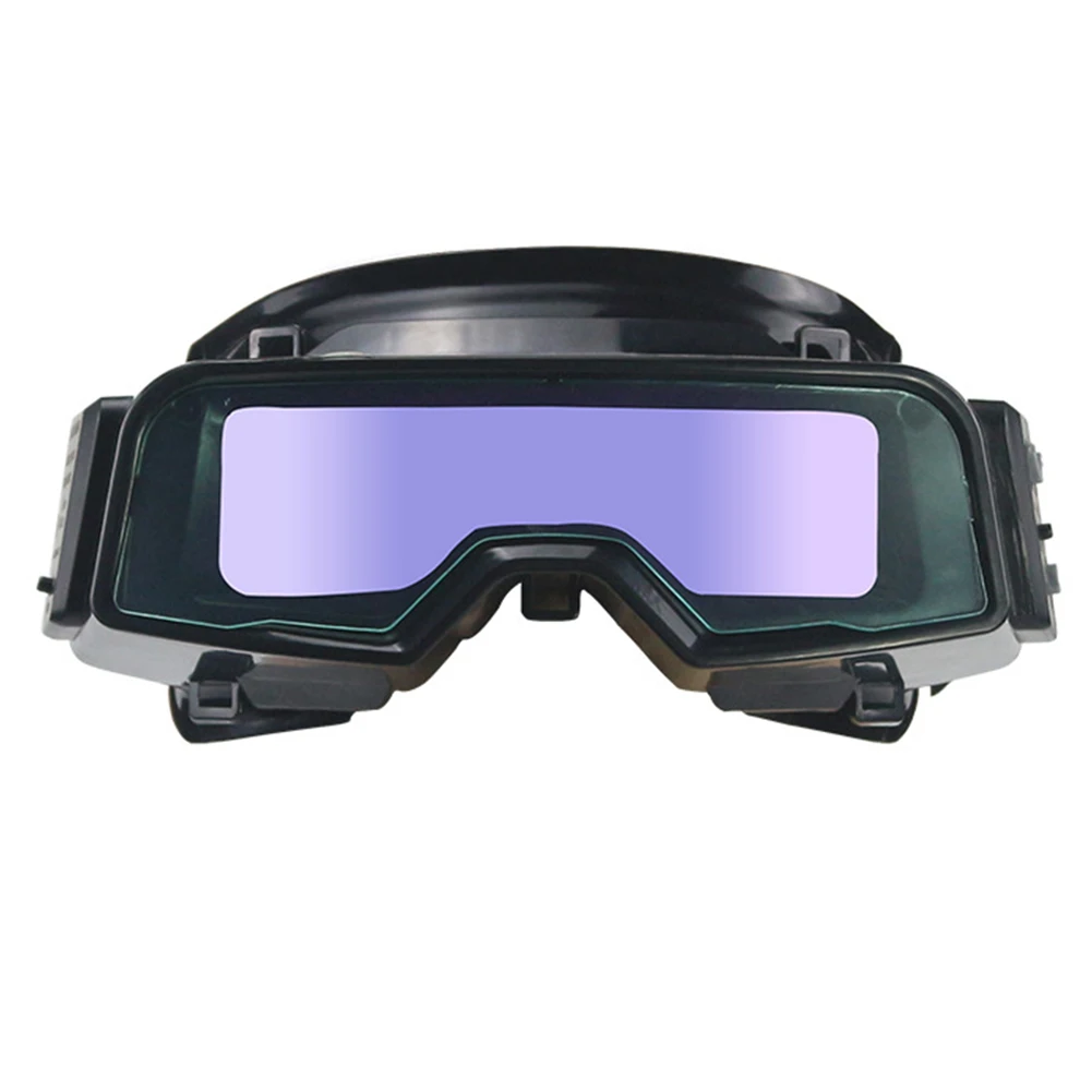 

Wide View Shield Adjustable Strap Auto Darkening Welding Goggle Scratch Proof Anti-Glare Safety TIG MIG Eye Protection Adults