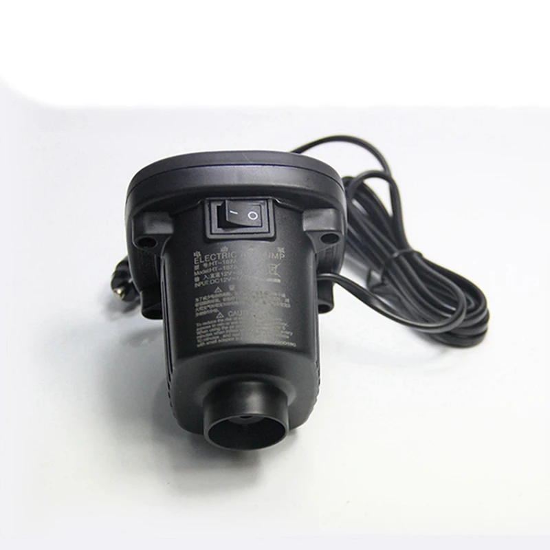 

1 Set 12V Dc Electric Air Pump Inflator with 2 Nozzles & 1 Set Gas Refill Adapter for Outdoor Camping