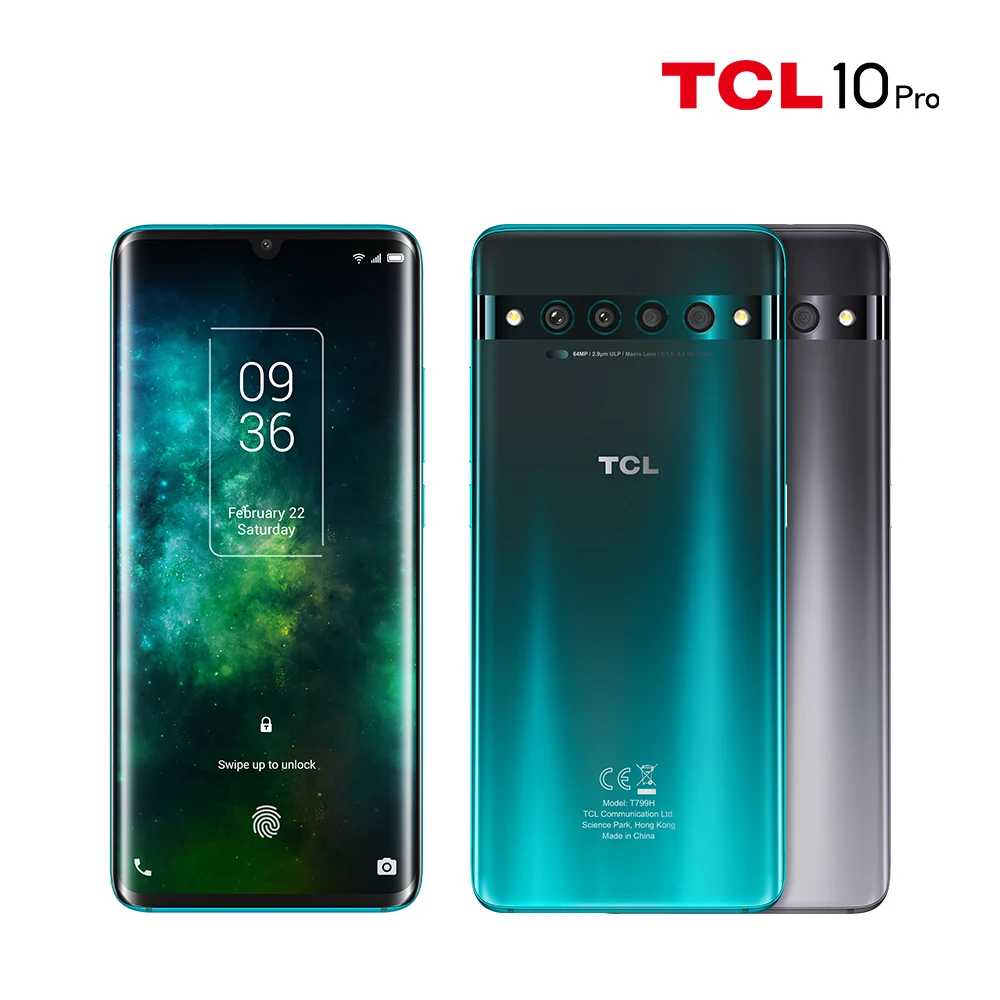 

Смартфон TCL10 Pro глобальной версии, 6 Гб/128 ГБ, камера 64 мп, процессор Snapdragon 6,47, изогнутый AMOLED экран 4500 дюйма, Android 10, аккумулятор мАч, NFC