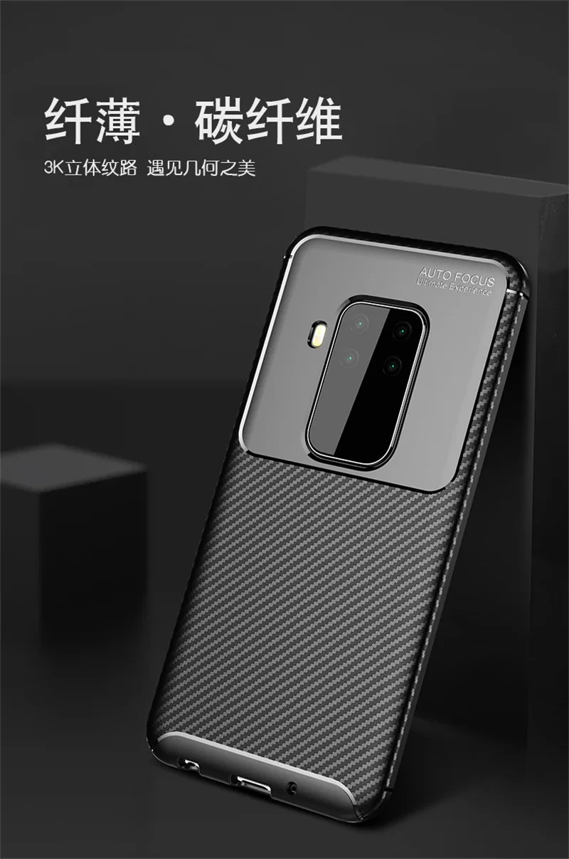 Корпус из углеродного волокна для Motorola One Zoom чехол Высокое качество Алмазная сетка Дизайн чехол для Motorola One зум One Pro задняя крышка