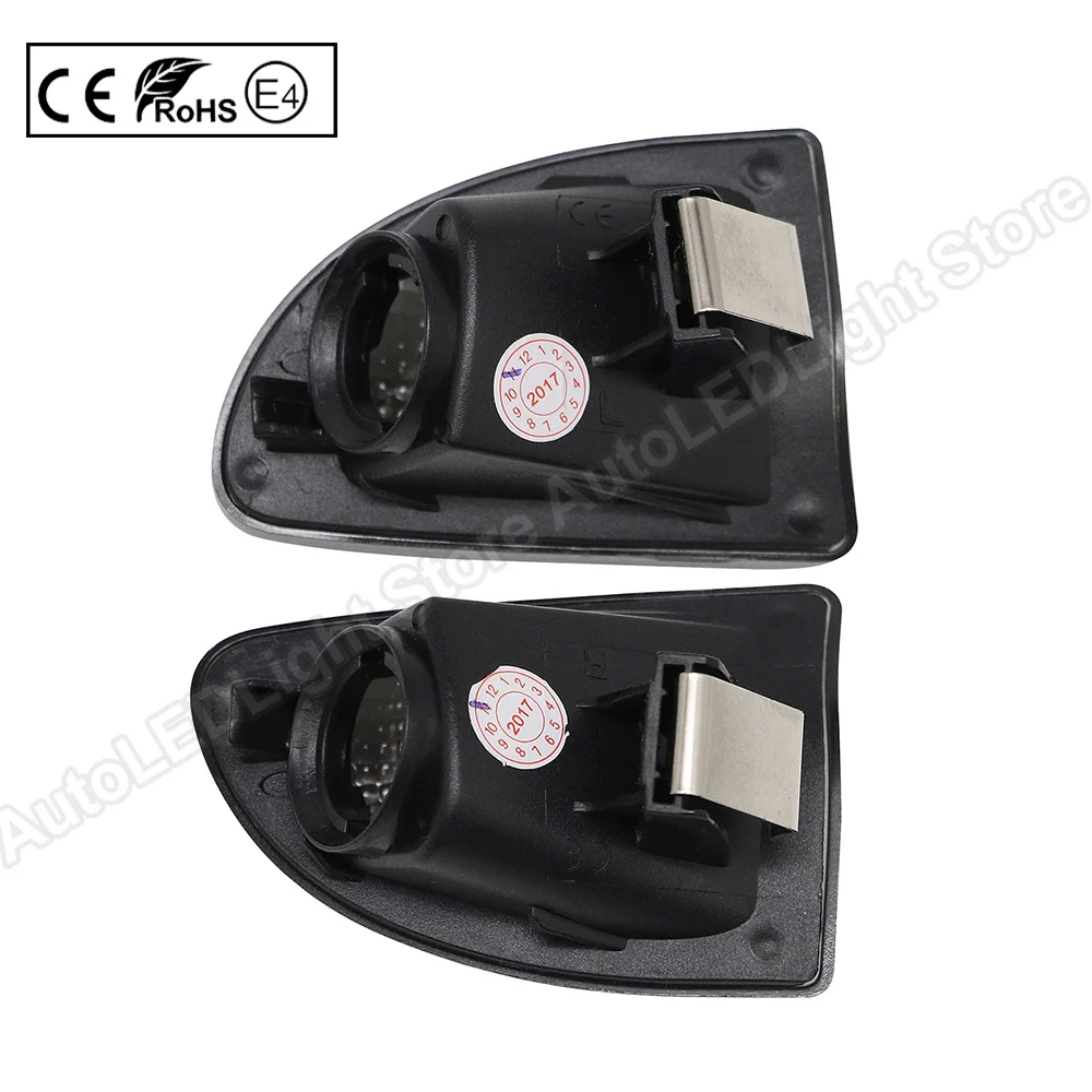 2X черные боковые габаритные огни поворотники OEM для Smart Fortwo 451 MK1 и MK2 2007 2008 2009 2010 2011