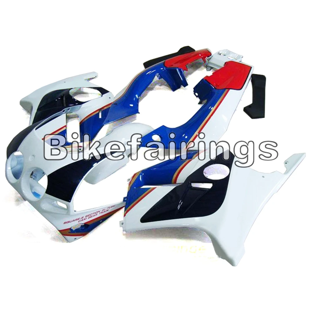 

Красный, синий, белый комплект кузова для Honda CBR250RR MC19 1988 1989 88 89, высококачественный комплект кузова мотоцикла, пластиковые накладки
