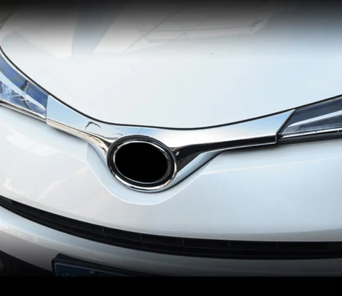 

ABS Chrome Front Grille Grill Bumper Trim Cover For Toyota CHR C-HR 2016-2018