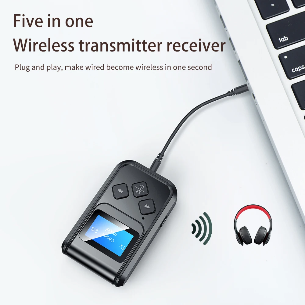 ITINFTEK Беспроводной Bluetooth 5 0 приемник с светодиодный Экран дисплея микрофон Hi-Fi Rca