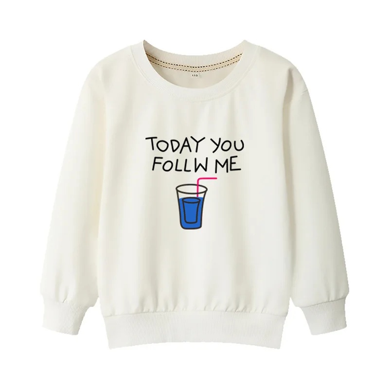 Sudadera informal con estampado de dibujos animados para ni&ntilde;os y ni&ntilde;as, ropa de algod&oacute;n de manga larga con cuello redondo, Tops de oto&ntilde;o-0