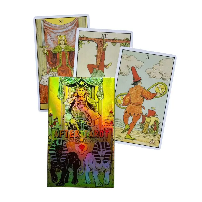

High Quality After Tarot Card Oracle Game Family Party Playing Cards English Tarot Deck Board Games