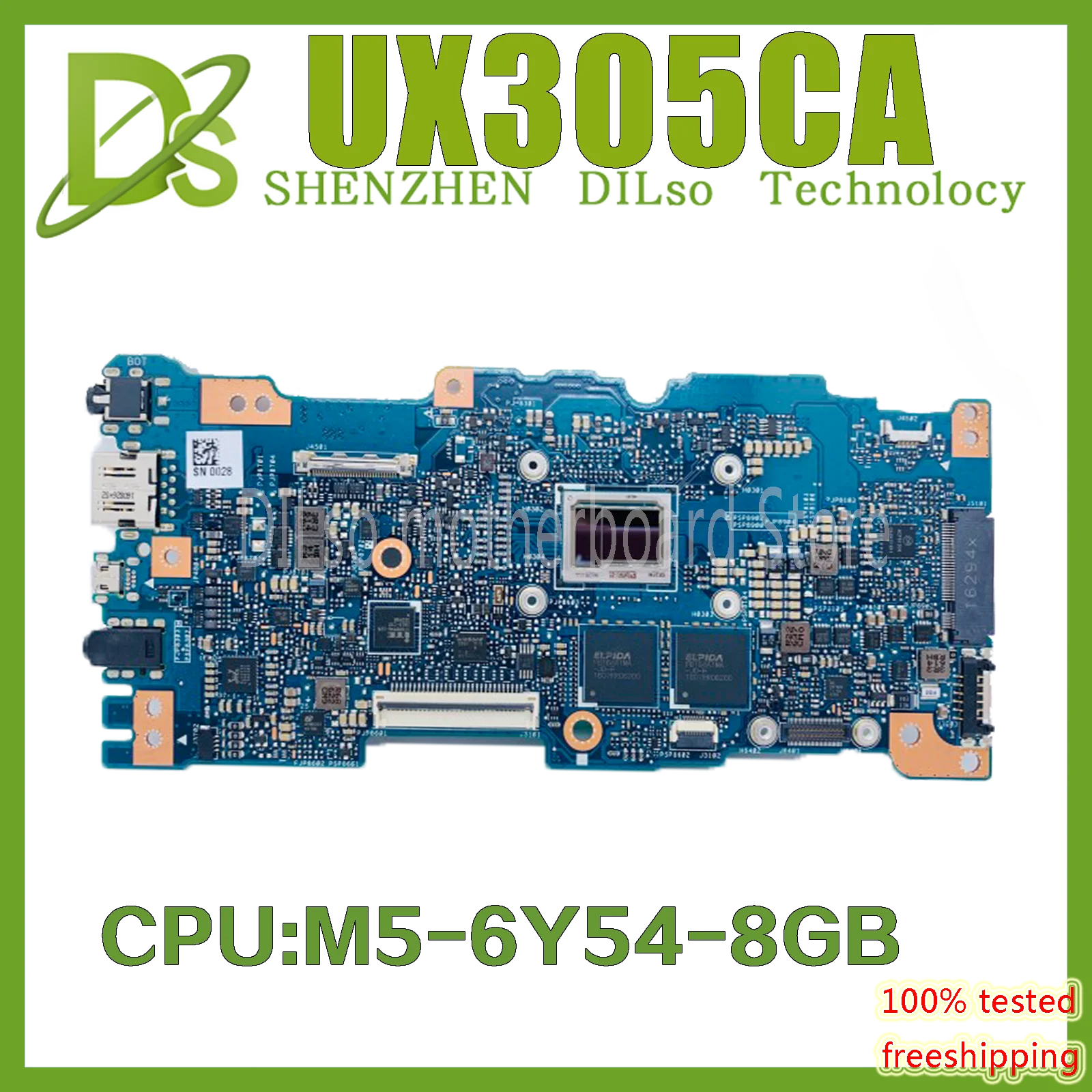 

UX305CA с M5-6Y5 4 CPU 8 Гб RAM оригинальная материнская плата для ASUS ZenbookUX305C UX305CA U305C UX305 материнская плата для ноутбука 100% протестированная