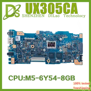 ux305ca with m5 6y54 cpu 8gb ram original motherboard for asus zenbookux305c ux305ca u305c ux305 laptop motherboard 100 tested free global shipping