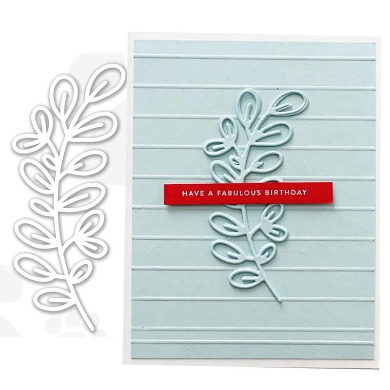 

JC Tree Branch Leaves Grass Metal Cutting Dies Scrapbooking 2021 Die Cut Card Make Shape Stencil Craft Mold Mould Decor Template