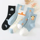 2021 носки женские милые Мультяшные японские милые носки Маленькая Синяя Утка женские носки Харадзюку носки в стиле преппи для всех девочек