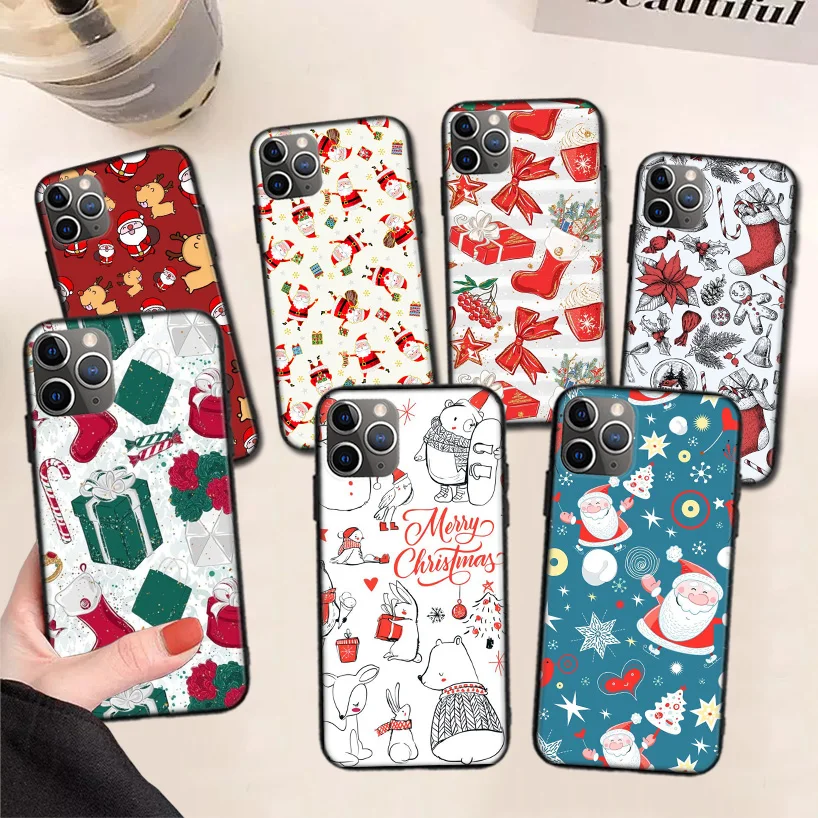 

Cartoon Cute Elk Phone Case For iPhone 13 Pro Max 11 12 Pro XS Max XR X 7 8 6 6S Plus 13 Mini SE 2020 Back Cover Coque Funda