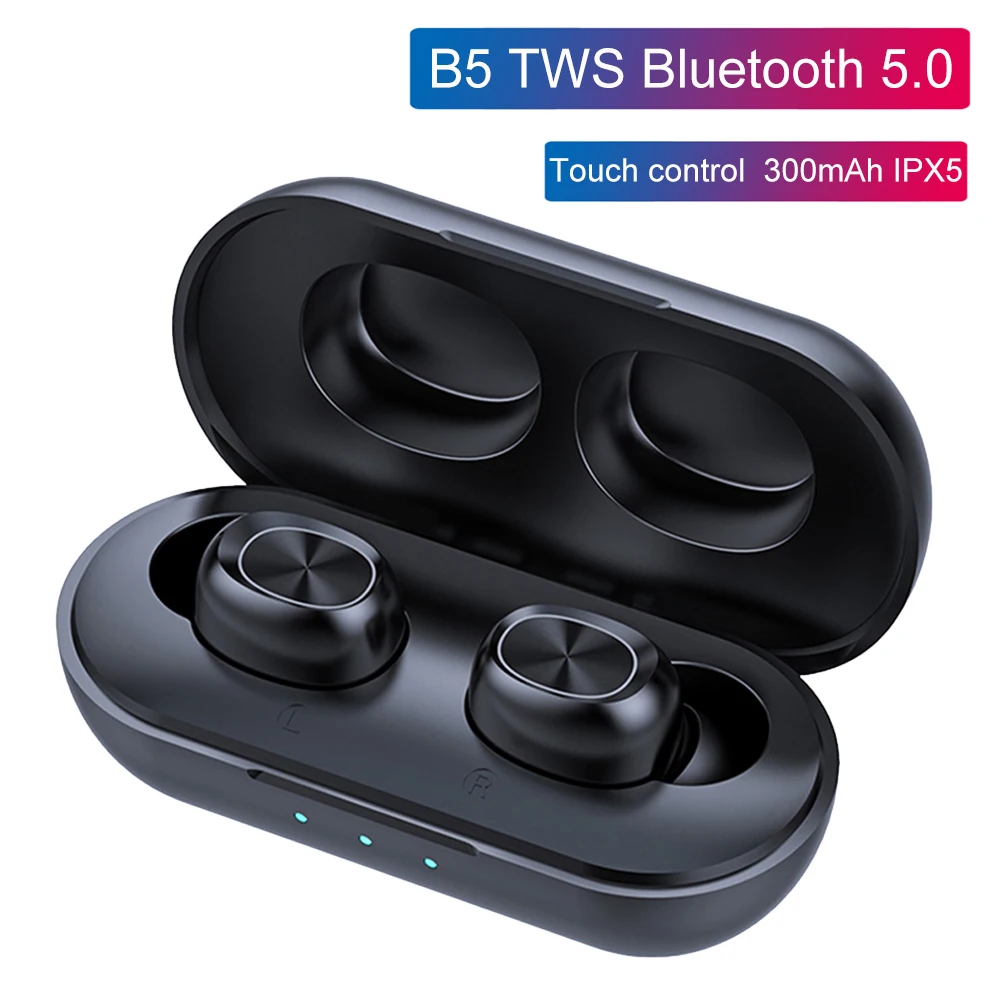 Наушники-вкладыши TWS Bluetooth 5 0 наушники Беспроводной 9D стерео Водонепроницаемый с