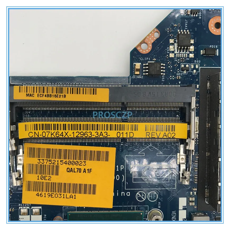 Для Latitude E6330 Материнская плата ноутбука CN 07K64X 7K64X QAL70 LA 7741P с SR0MU I7 3520M Процессор 100%