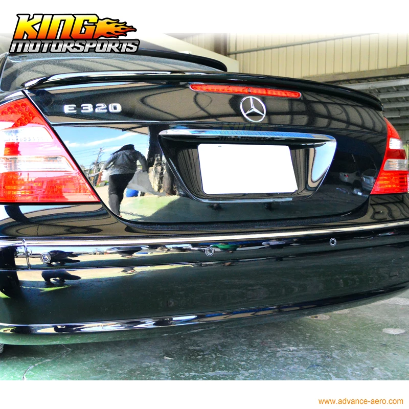 Подходит для 2002 2008 Mercedes Benz E Class W211 4Dr AMG Style Неокрашенный ABS спойлер багажника|spoiler