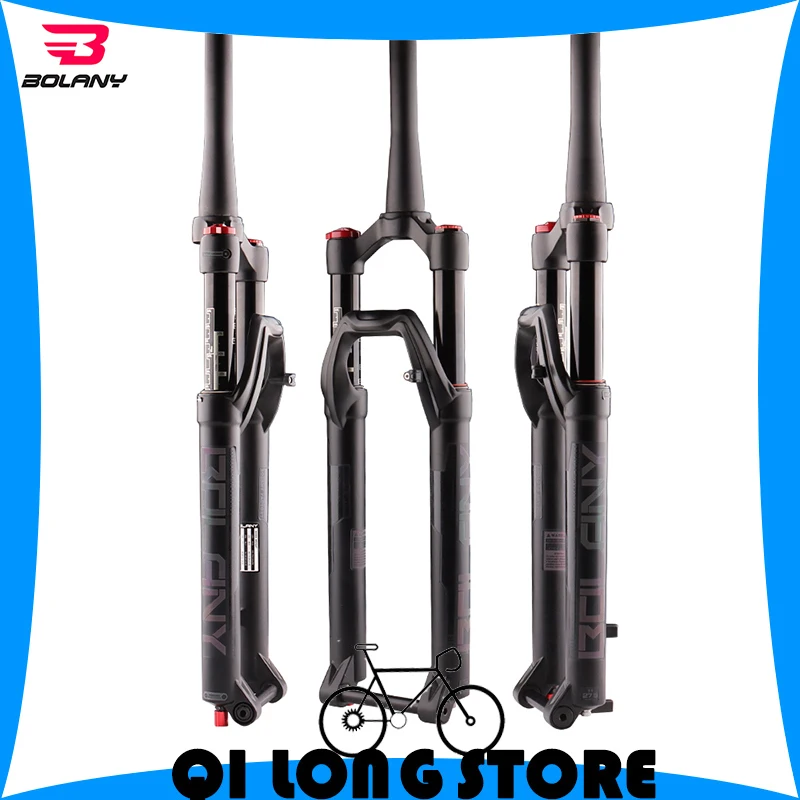 

Bolany 27,5 29 увеличивающая вилка через ось подвеска 32 RL БЫСТРОРАЗЪЕМНАЯ коническая Регулировка отскока Горные аксессуары для велосипеда