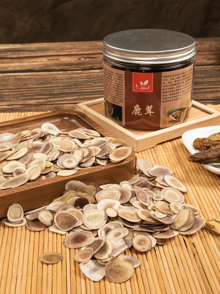 

free shipping improve resistance and promote wound healing velvet antler tablets slices bubble wine stew soup nourish excellent