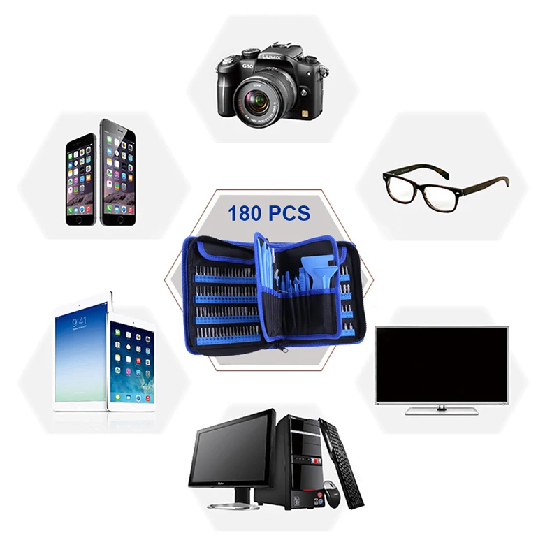 

180/25 In 1 Precision Screwdriver Set of Screw Driver Bits For Computer PC Mobile Phone Repair Hand Tool Kit Multi Screwdriver