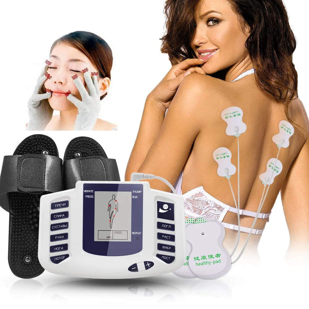 Уход за здоровьем для всего тела акупунктура электрическая терапия Массажер
