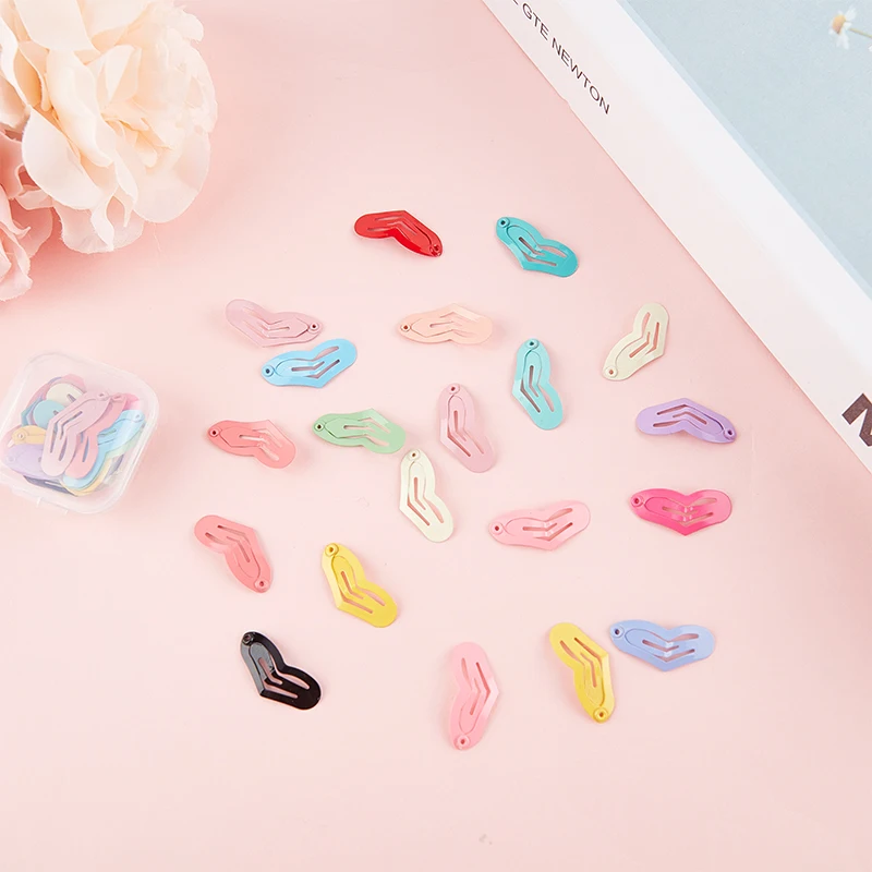 

Заколка для волос в форме сердца, 20 шт.