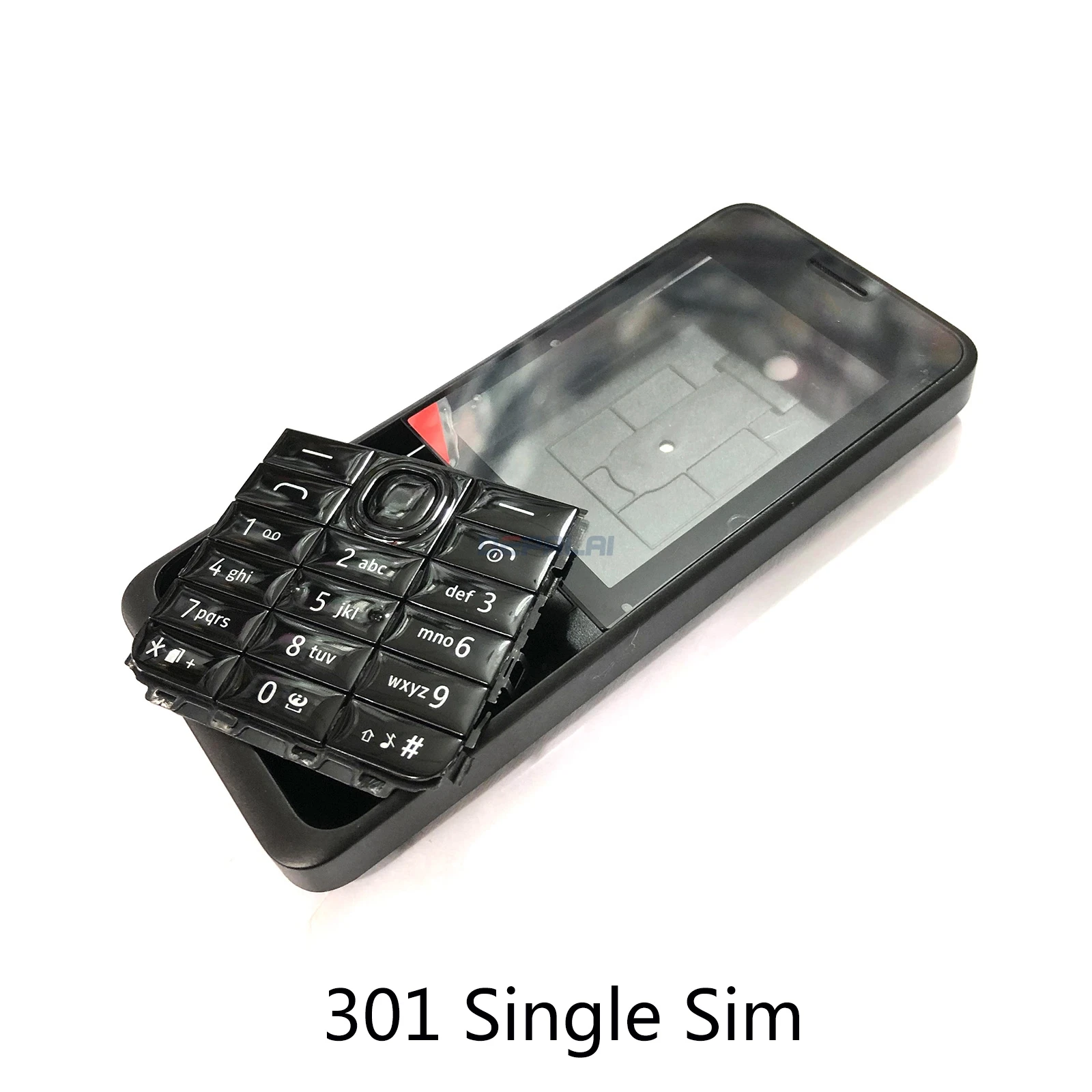 Корпус для Nokia Asha 301 n301 версия с двумя картами передняя Крышка батарейного отсека