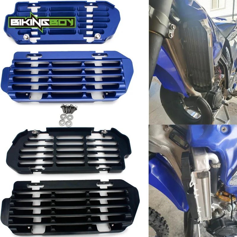 Защита радиатора BIKINGBOY для Yamaha YZ 125 YZ250 05 06 07 08 09 10 11 12 13 14 15 16 17 18 крышка охлаждения